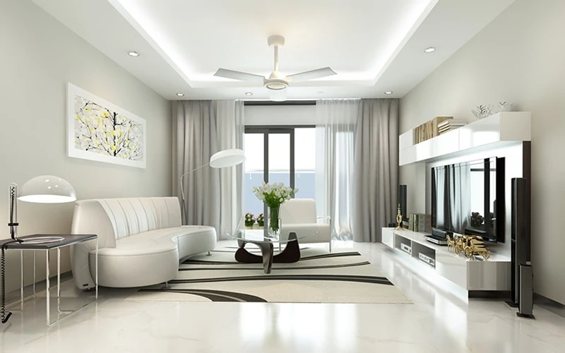 Cách thiết kế nội thất phòng khách hợp phong thuỷ