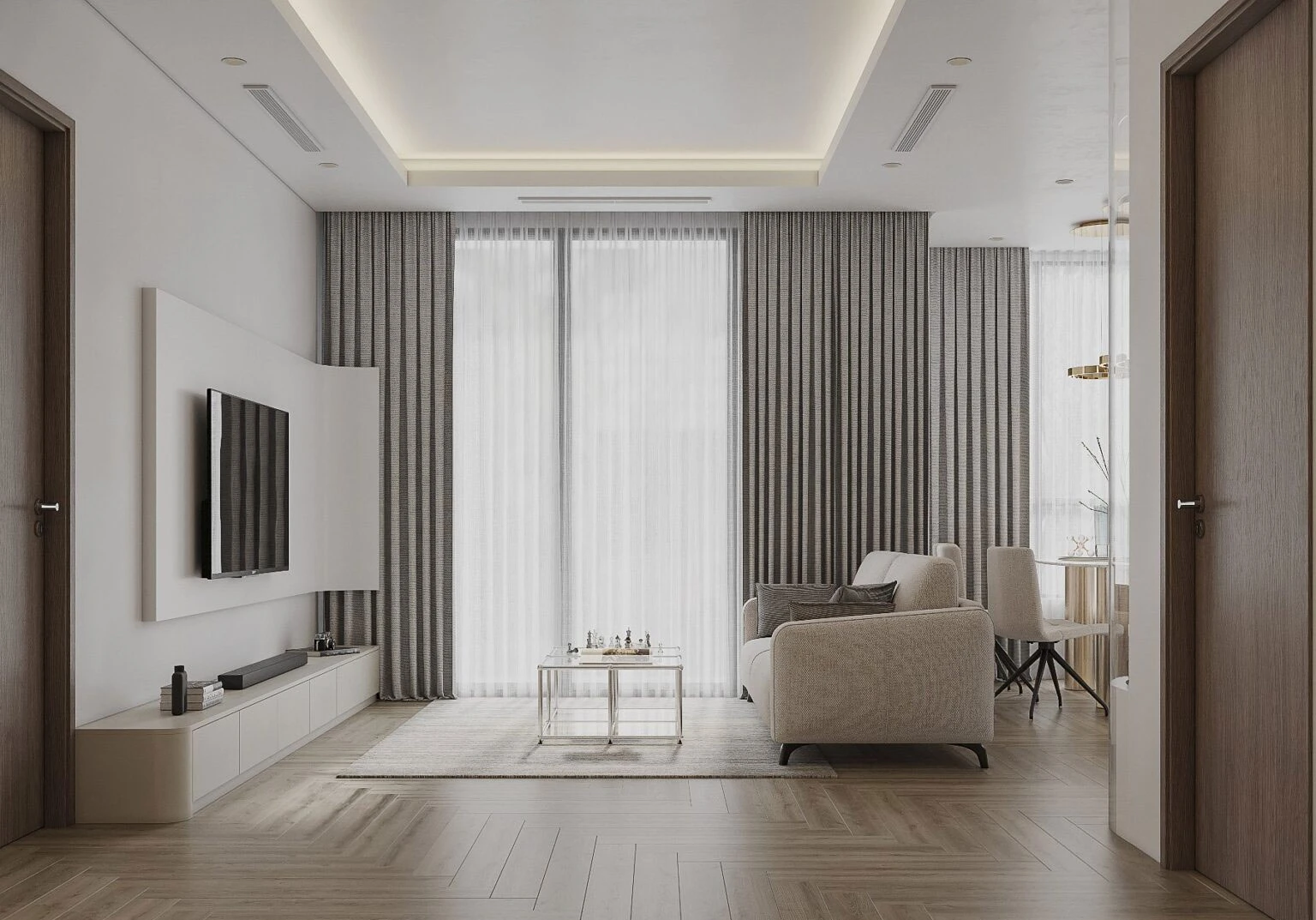 https://nhadepgiatin.com/Nội thất chung cư Han Jardin - 107m2
